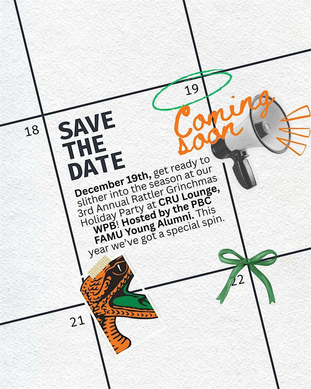 3rd Annual FAMU Young Alumni Grinchmas: Ugly Sweater Edition