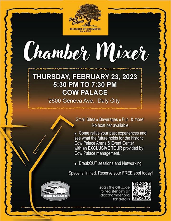 Daly City Colma Chamber Mixer at the Cow Palace Cow Palace Arena and