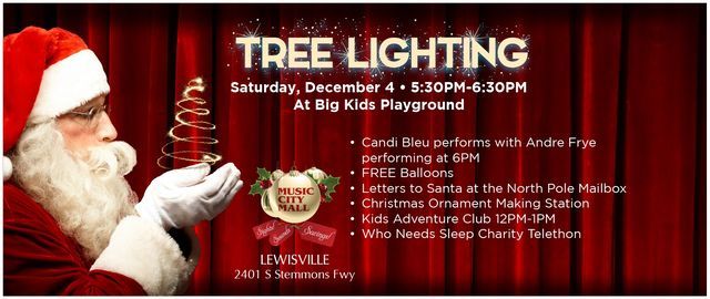 Music City Mall Lewisville Tree Lighting!
