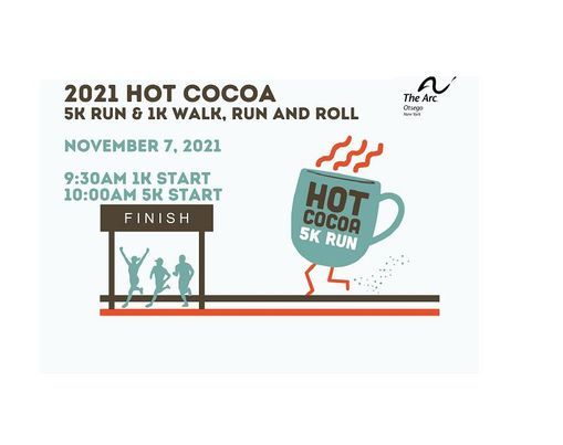 2021 Hot Cocoa 5k Run and 1k Walk, Run, and Roll