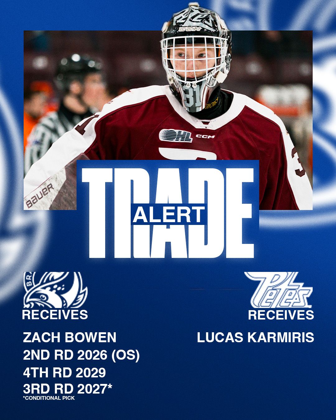 Brampton Steelheads vs. Peterborough Petes
