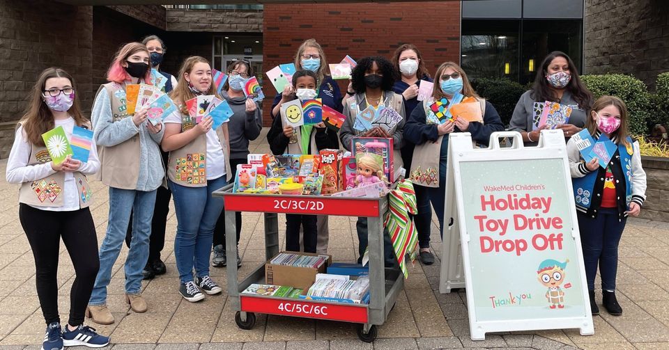 Holiday Toy Donations Collection Day Cary Hospital Wakemed Cary