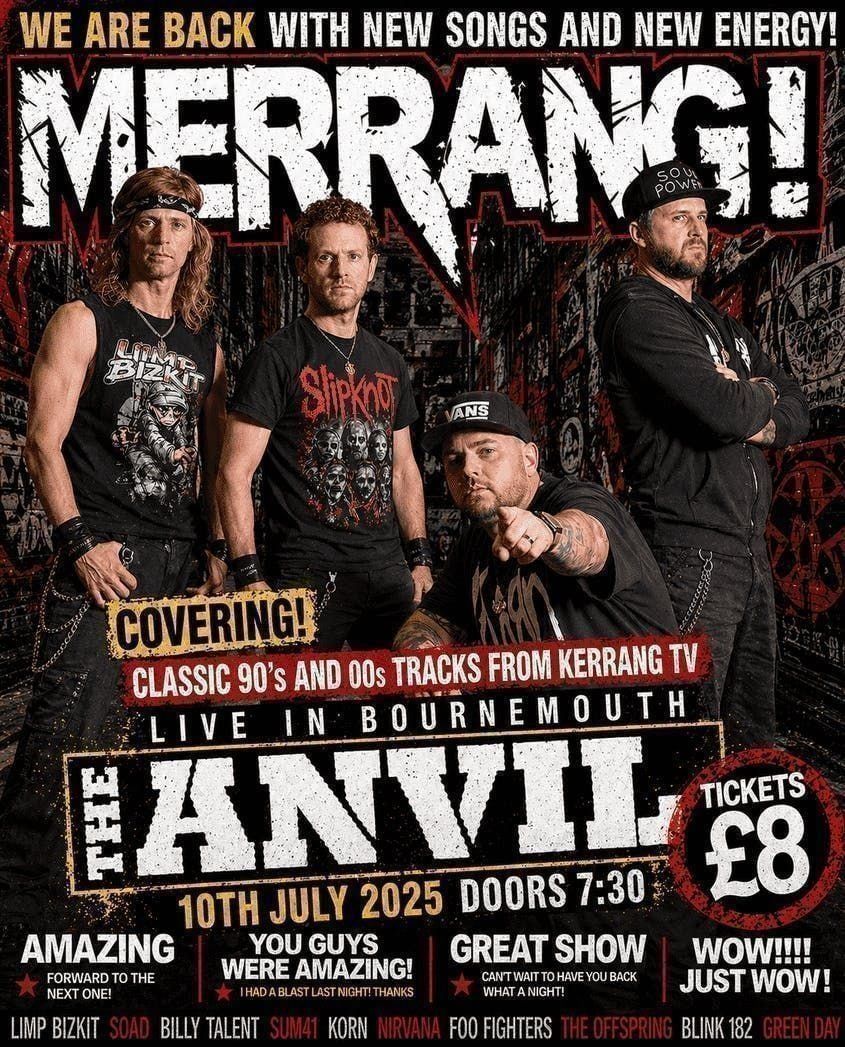 MERRANG!!! Classic 90's 00's tracks from Kerrang TV