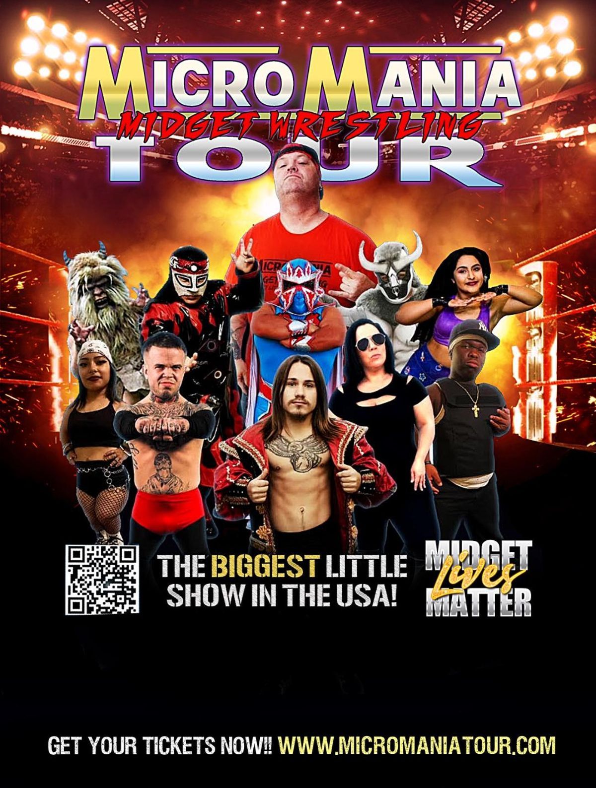 MicroMania Midget Wrestling at The Forge Joliet