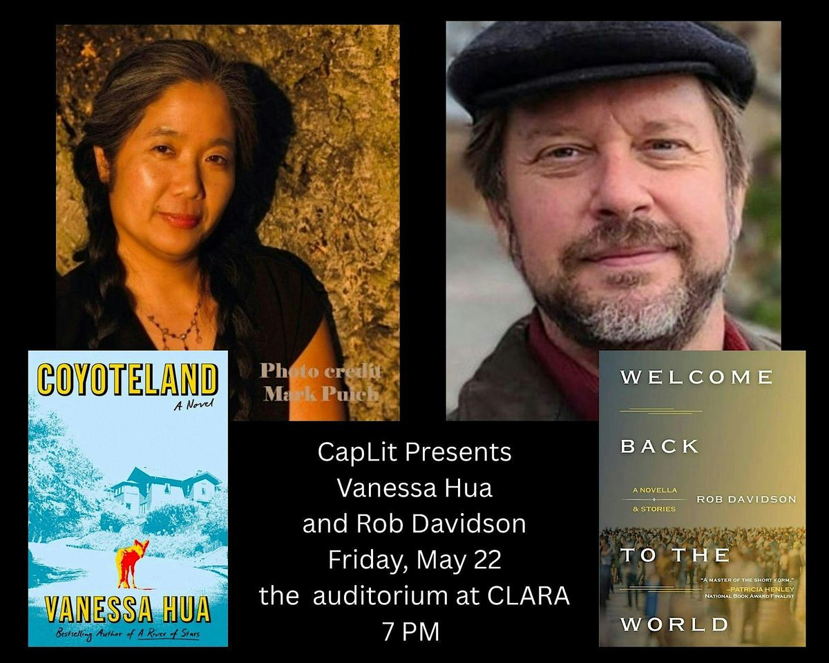 CapLit Presents Authors Vanessa Hua and Rob Davidson