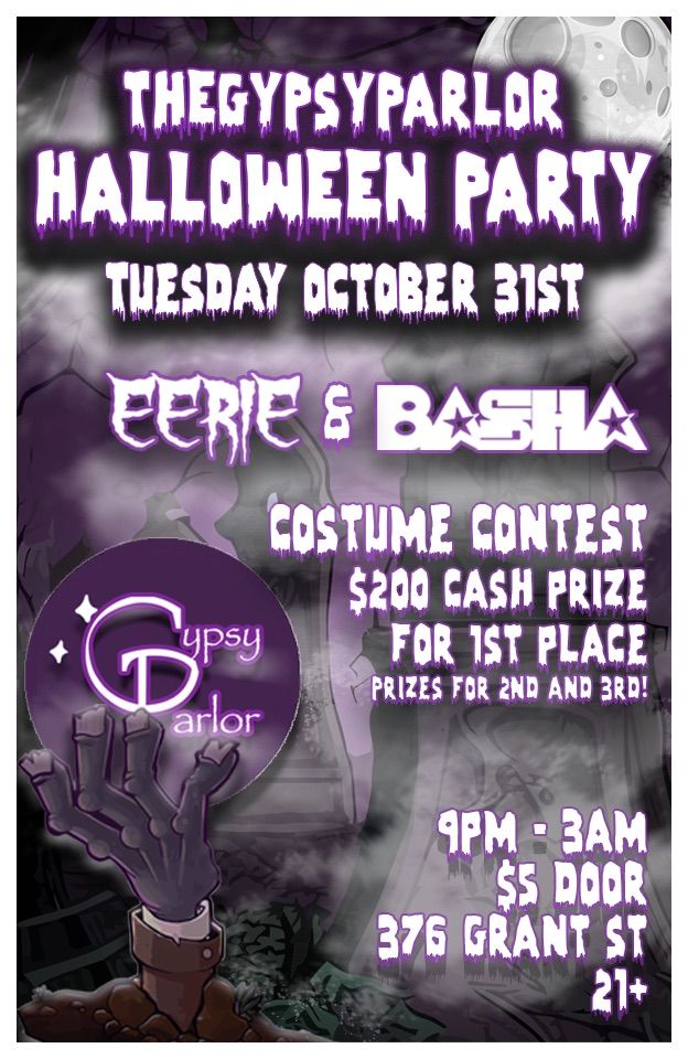 TheGypsyParlor Halloween Party TheGypsyParlor, Buffalo, NY October 31 to November 1