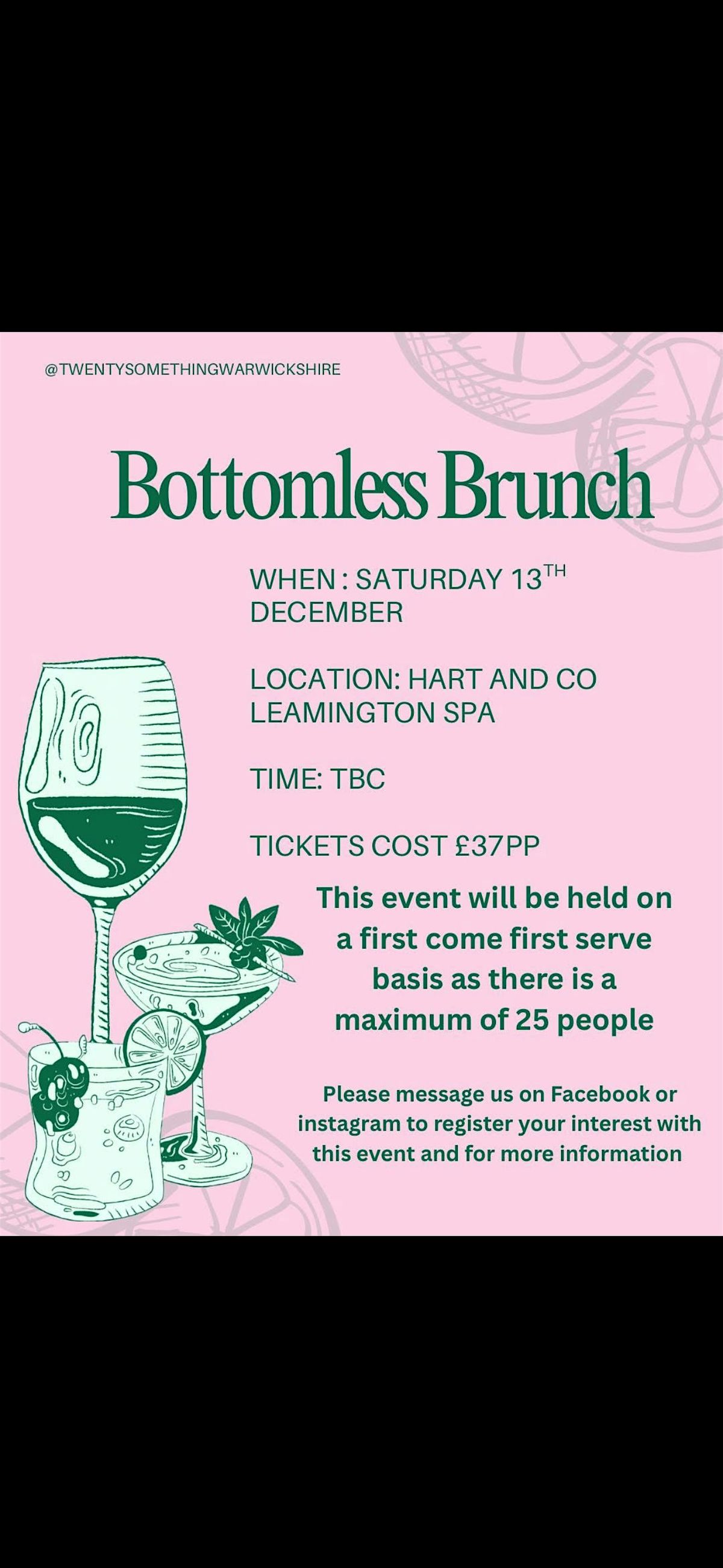 Twenty something bottomless brunch!