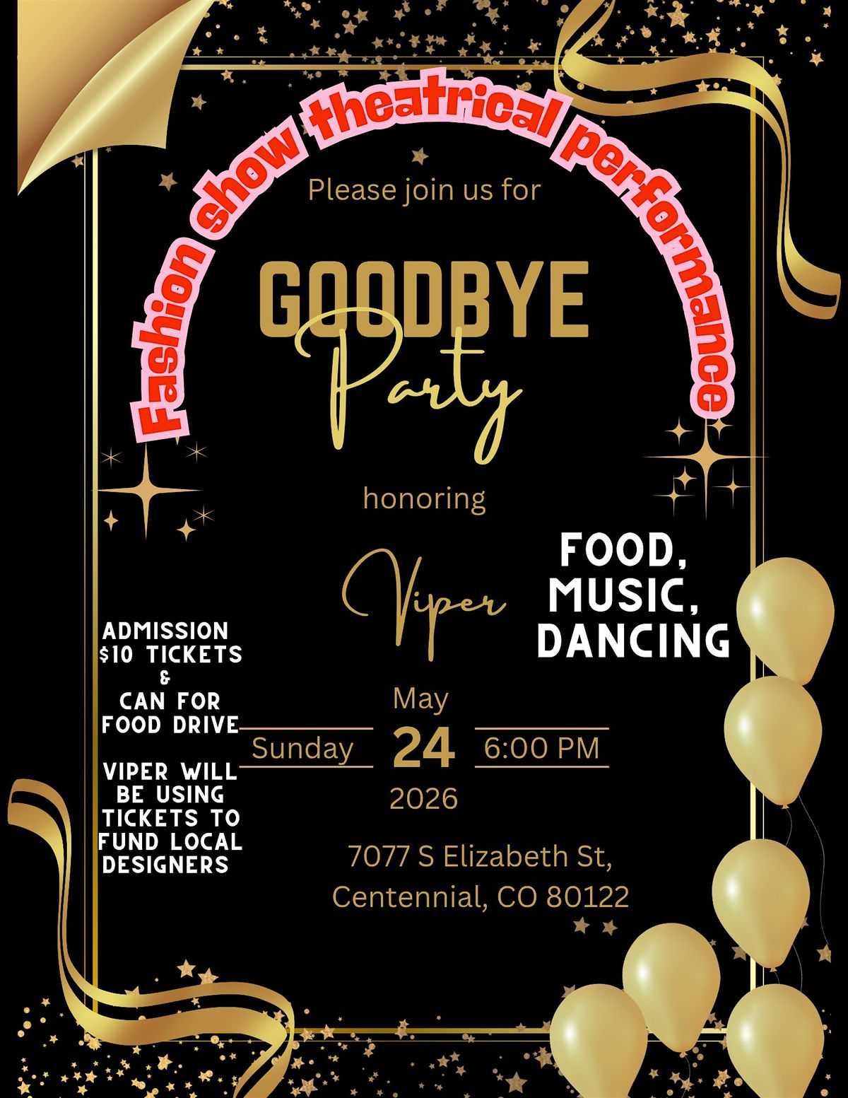 Vipers Goodbye Party