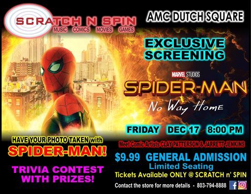 EXCLUSIVE SCREENING FOR SPIDER-MAN: NO WAY HOME | AMC Dutch Square 14