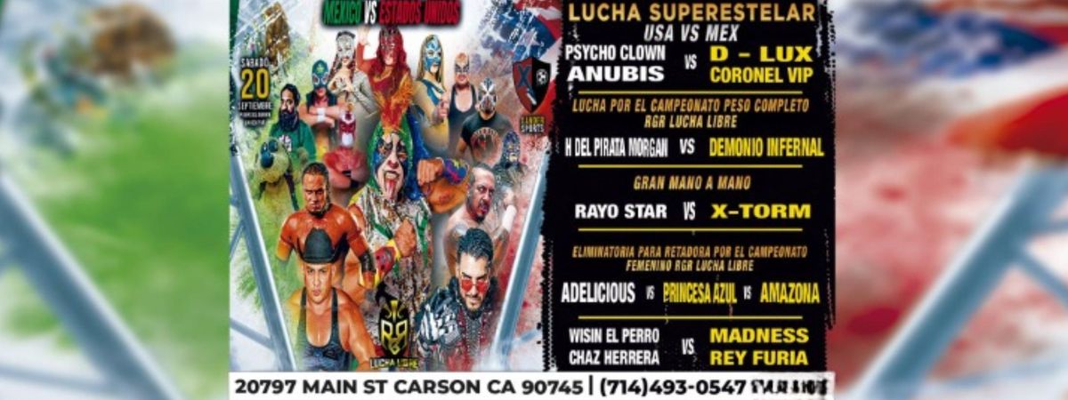 LUCHA LIBRE MEXICANA EN CARSON