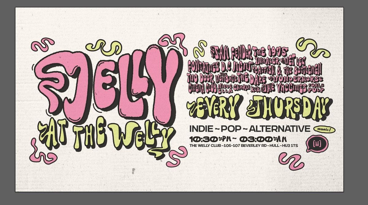 Jelly - The Weekly Indie Disco - 28\/08\/2025