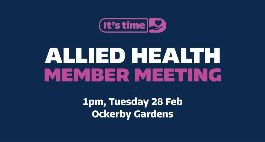 Allied Health member meeting | Ockerby Gardens, Launceston | February ...