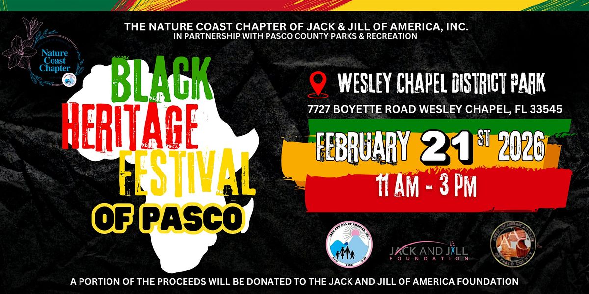 2026 Black Heritage Festival - Pasco County