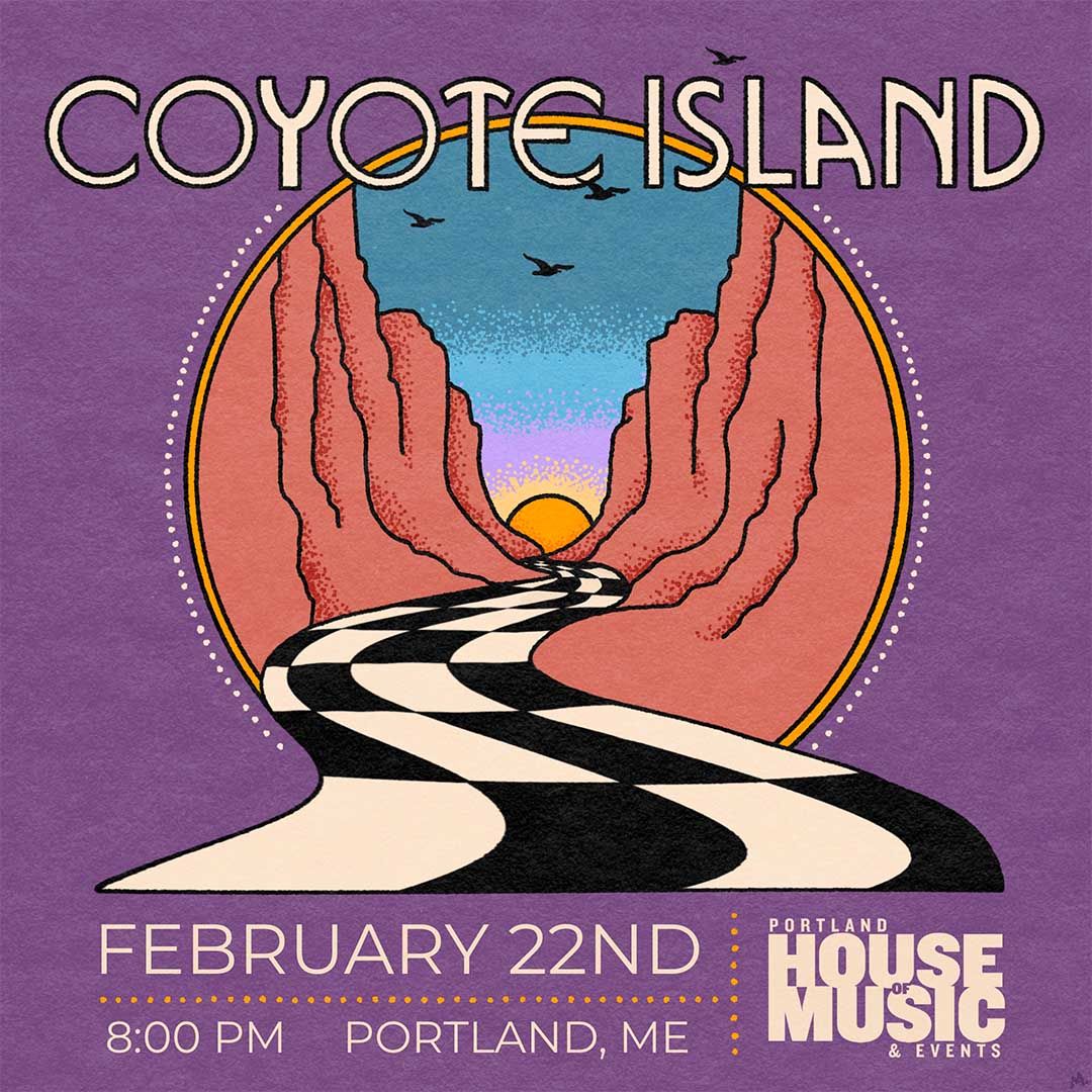 Coyote Island at Harlows Night Club - The Starlet Room