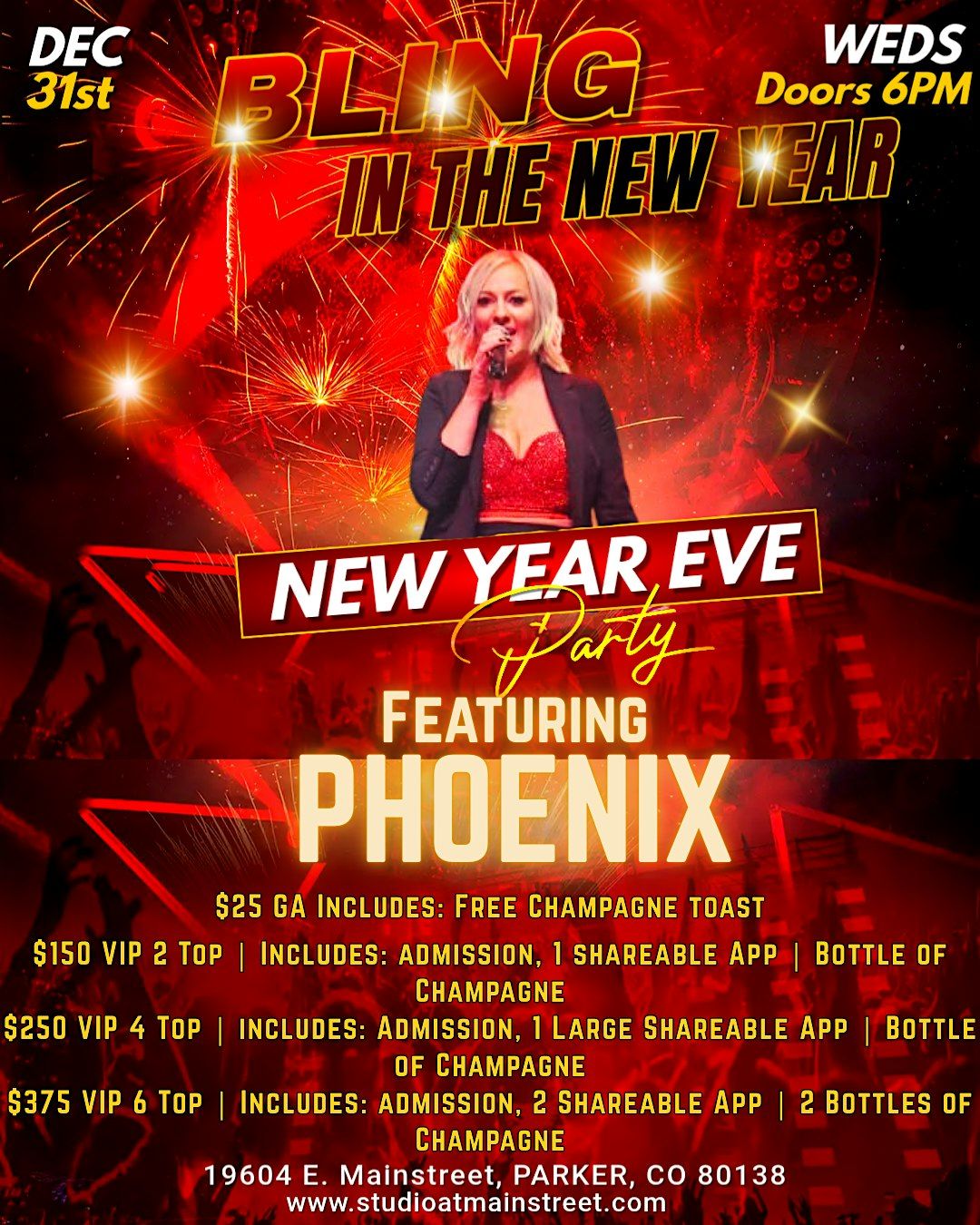 BLING in the New Year @ The Studio!