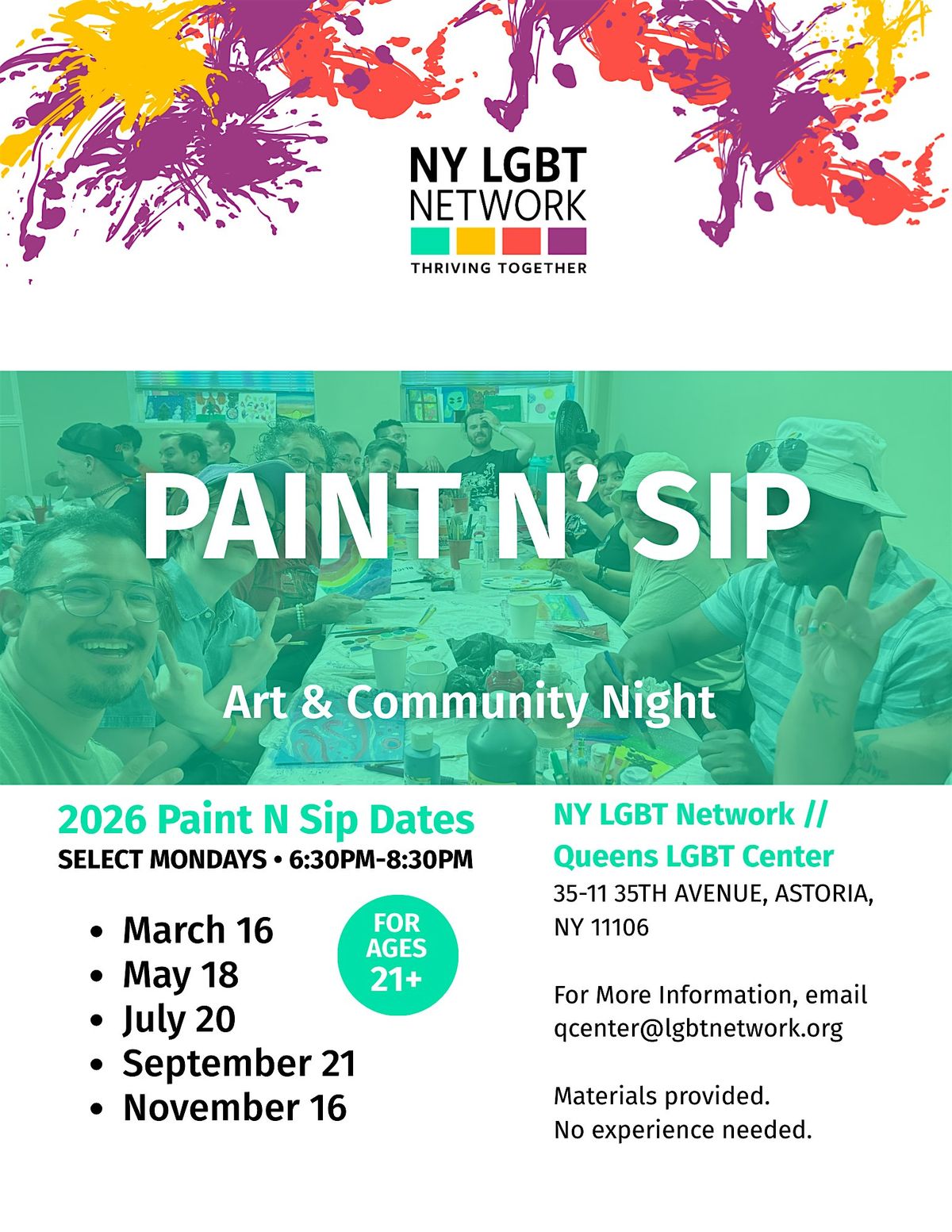 Paint N' Sip: Abstract and Surrealist Art