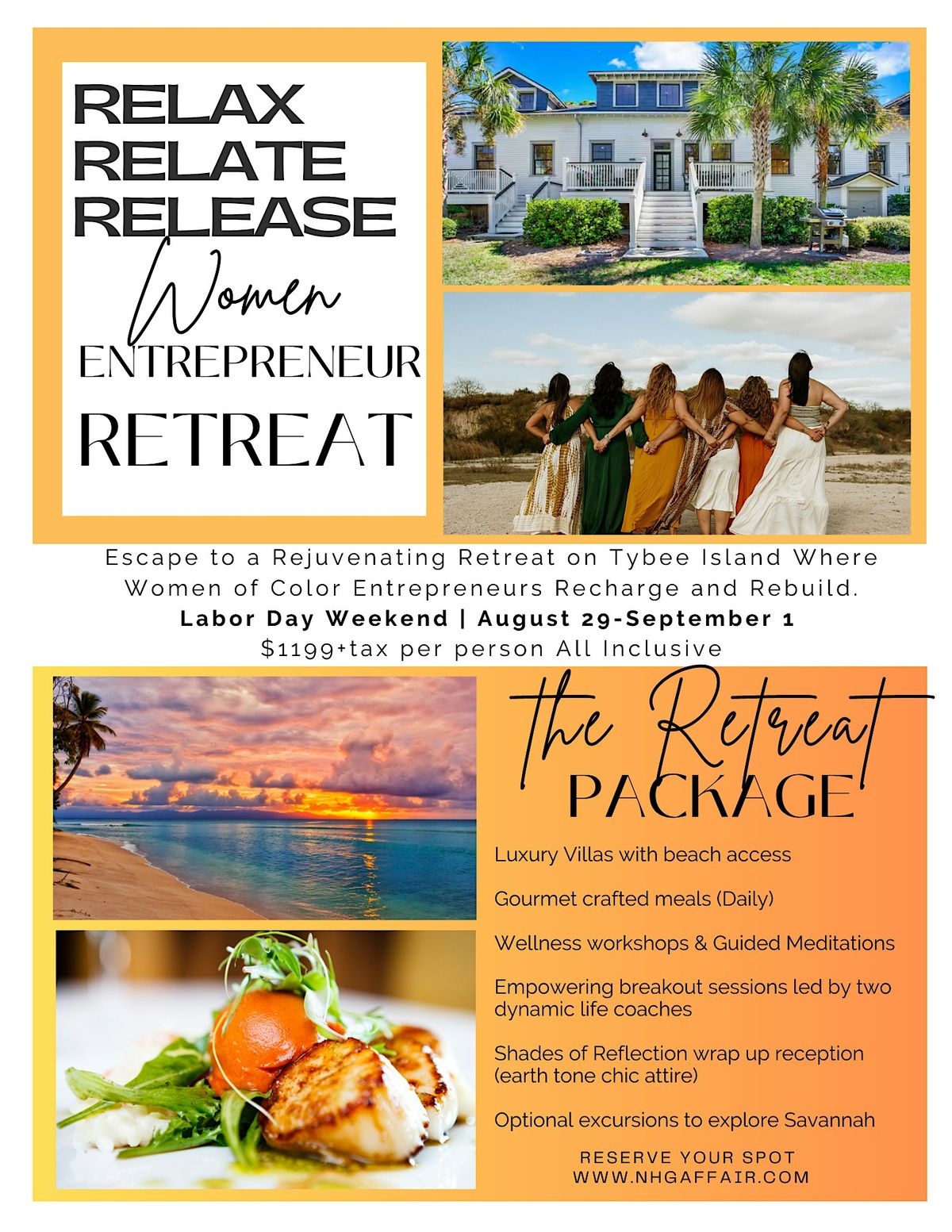 Relax, Relate, Release .......Retreat
