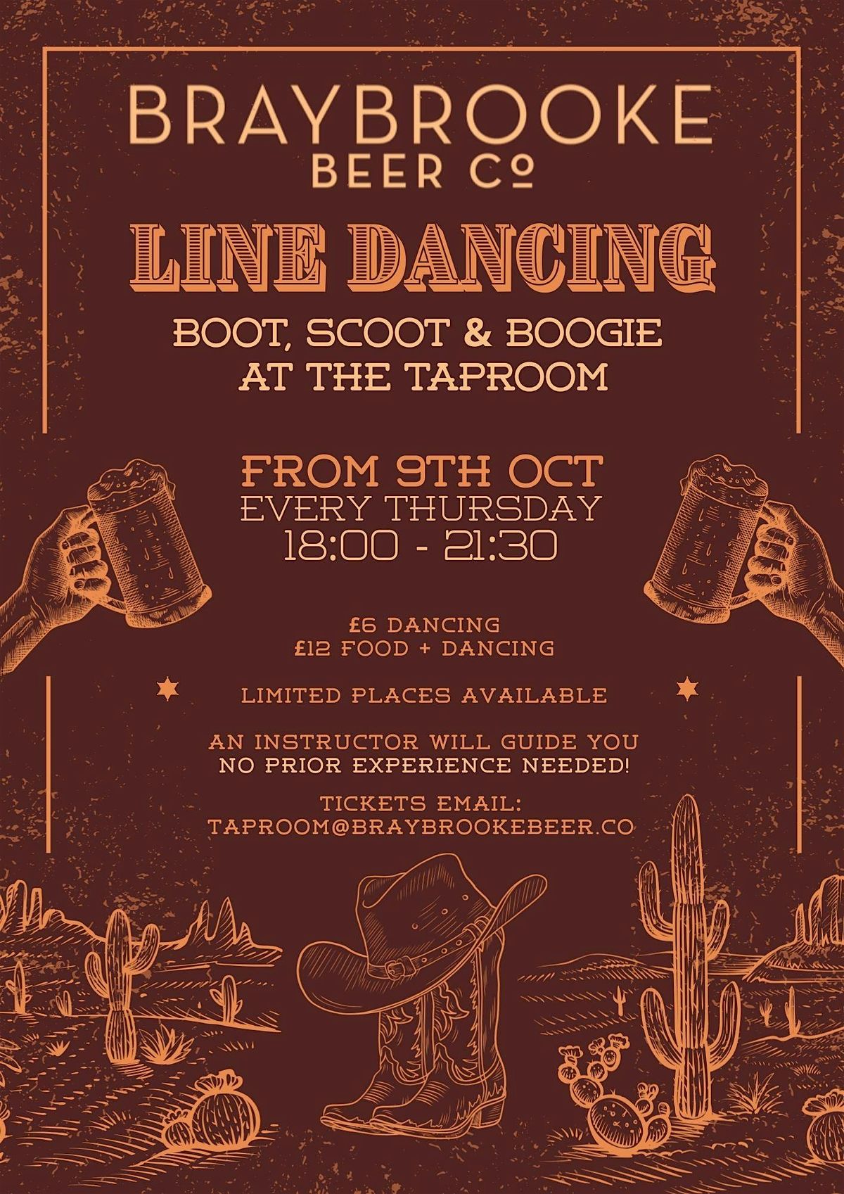 Braybrooke Taproom Line Dancing