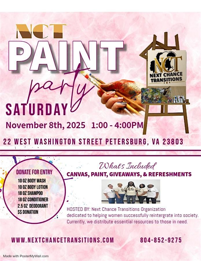 FREE PAINT PARTY : Donations Only for Entry