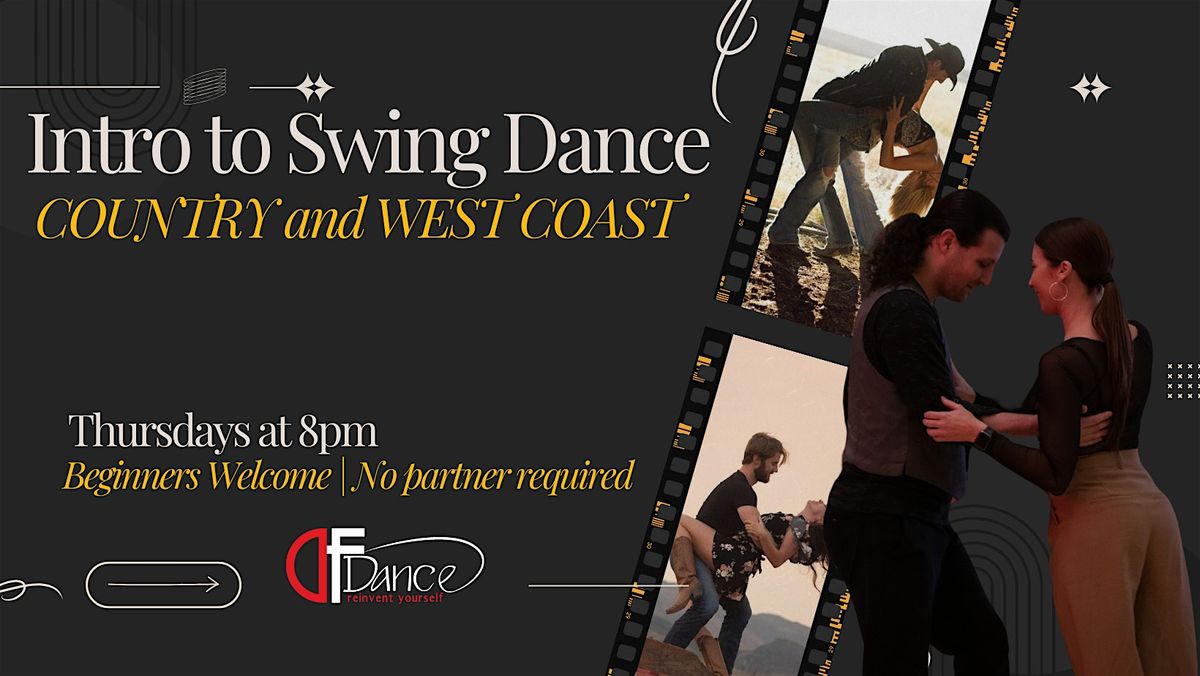 ANYTIME DROP - IN! Intro to Swing Dance - Country and West Coast Swing