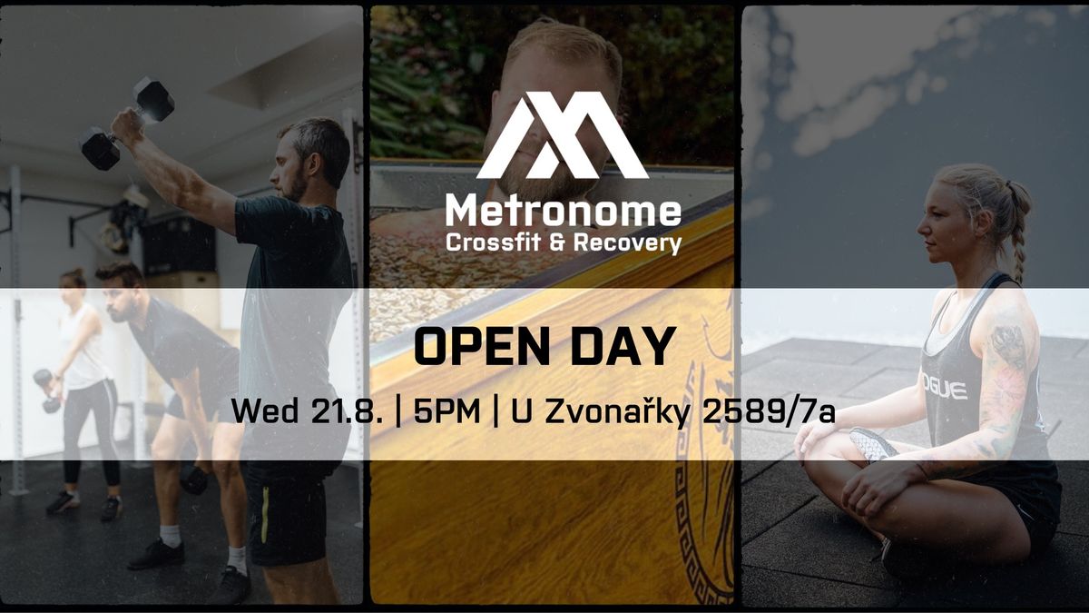 Metronome CrossFit & Recovery Open Day! U Zvonařky 2589/7a, Prague