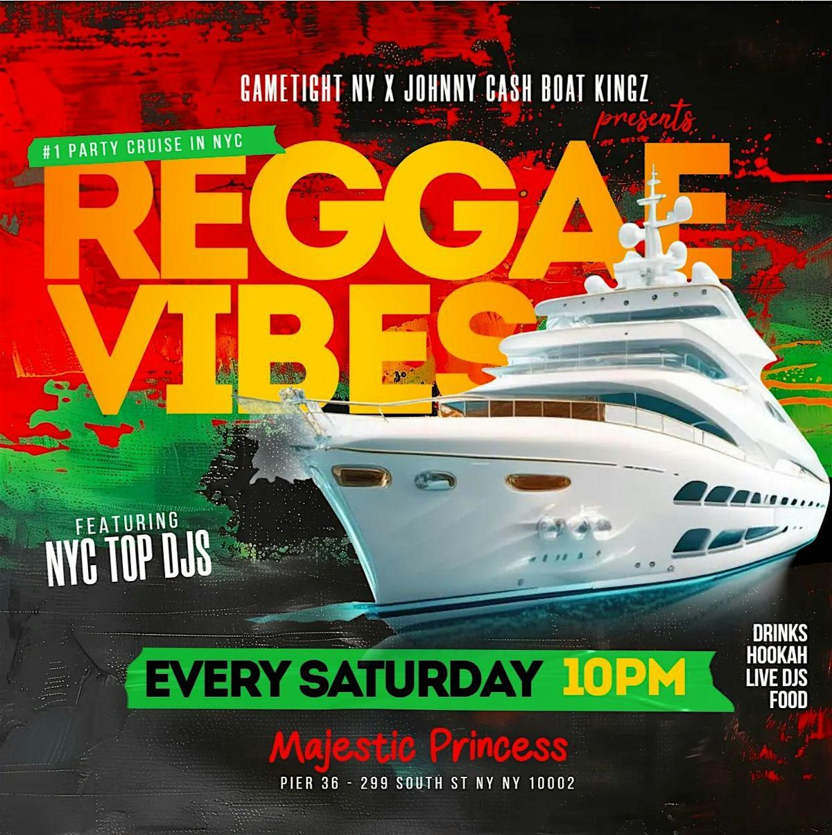 MAJESTIC PRINCESS : Reggae Vibes on Saturday: BOAT KINGS