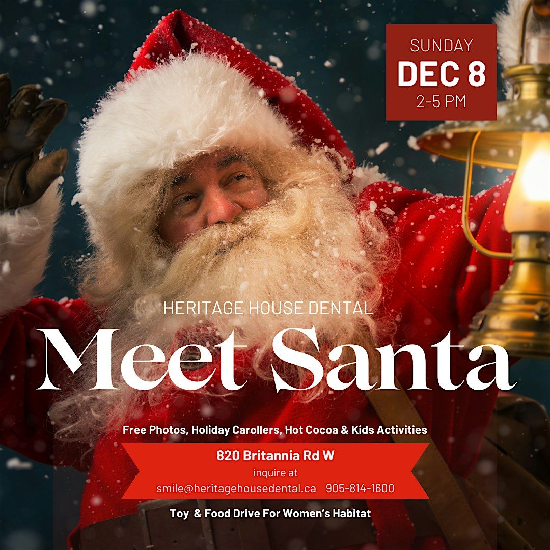 Photos with Santa at Heritage House Dental
