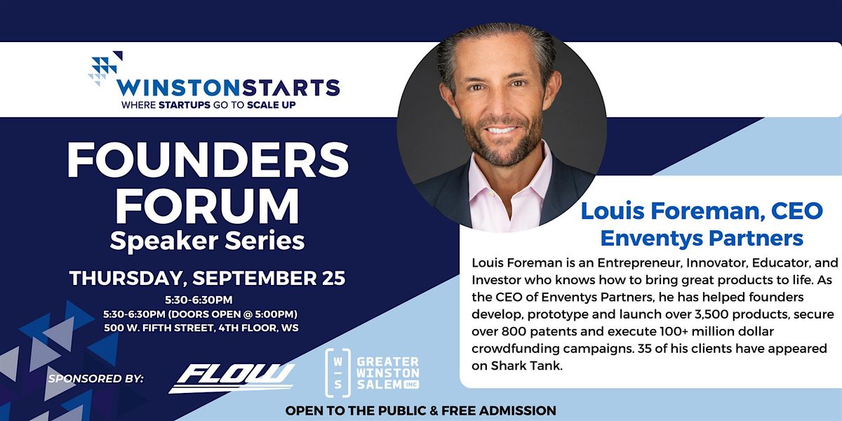 Founders Forum with Louis Foreman
