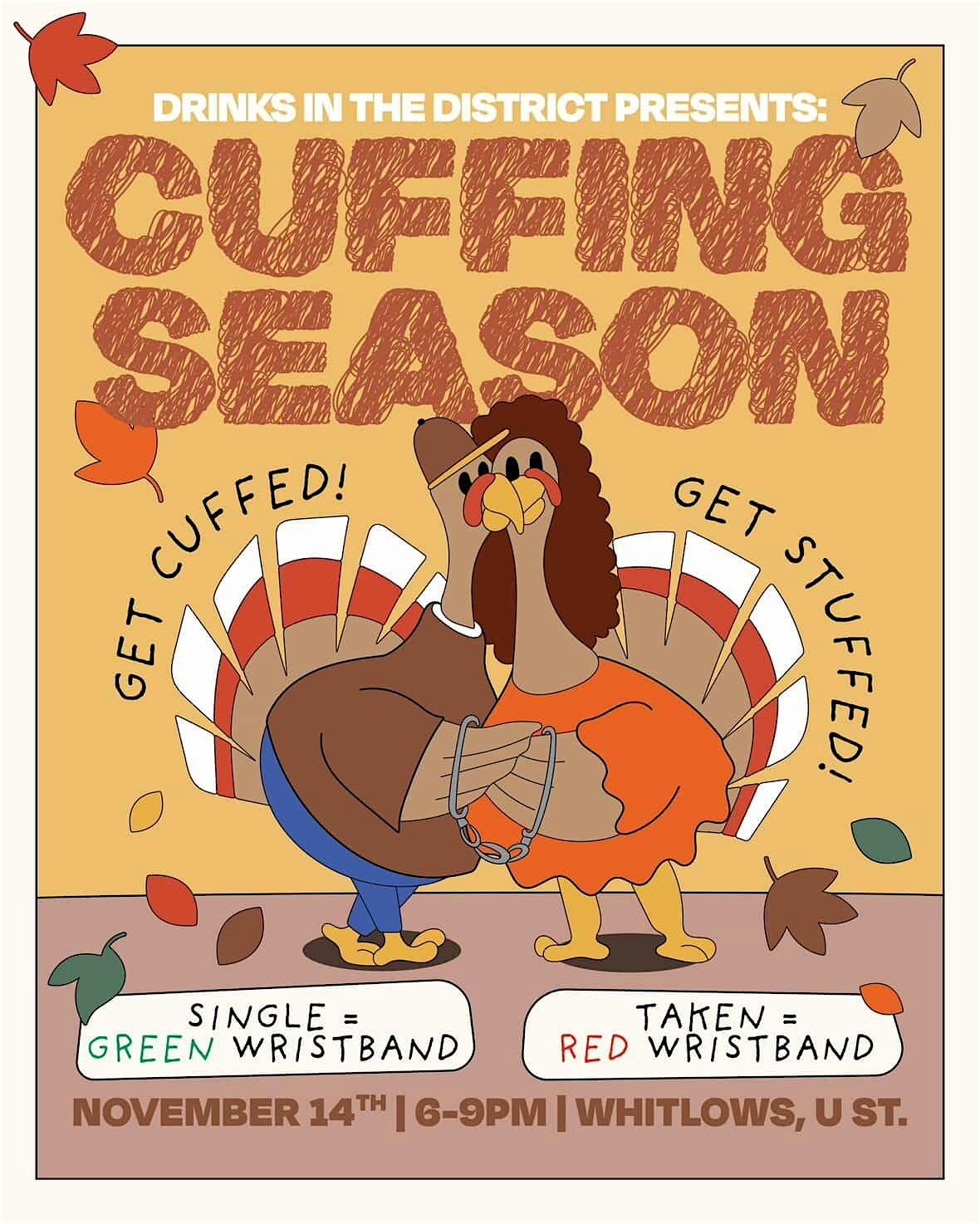 Cuffing Season: DC's BIGGEST & BEST Singles Event. Thanksgiving Edition!