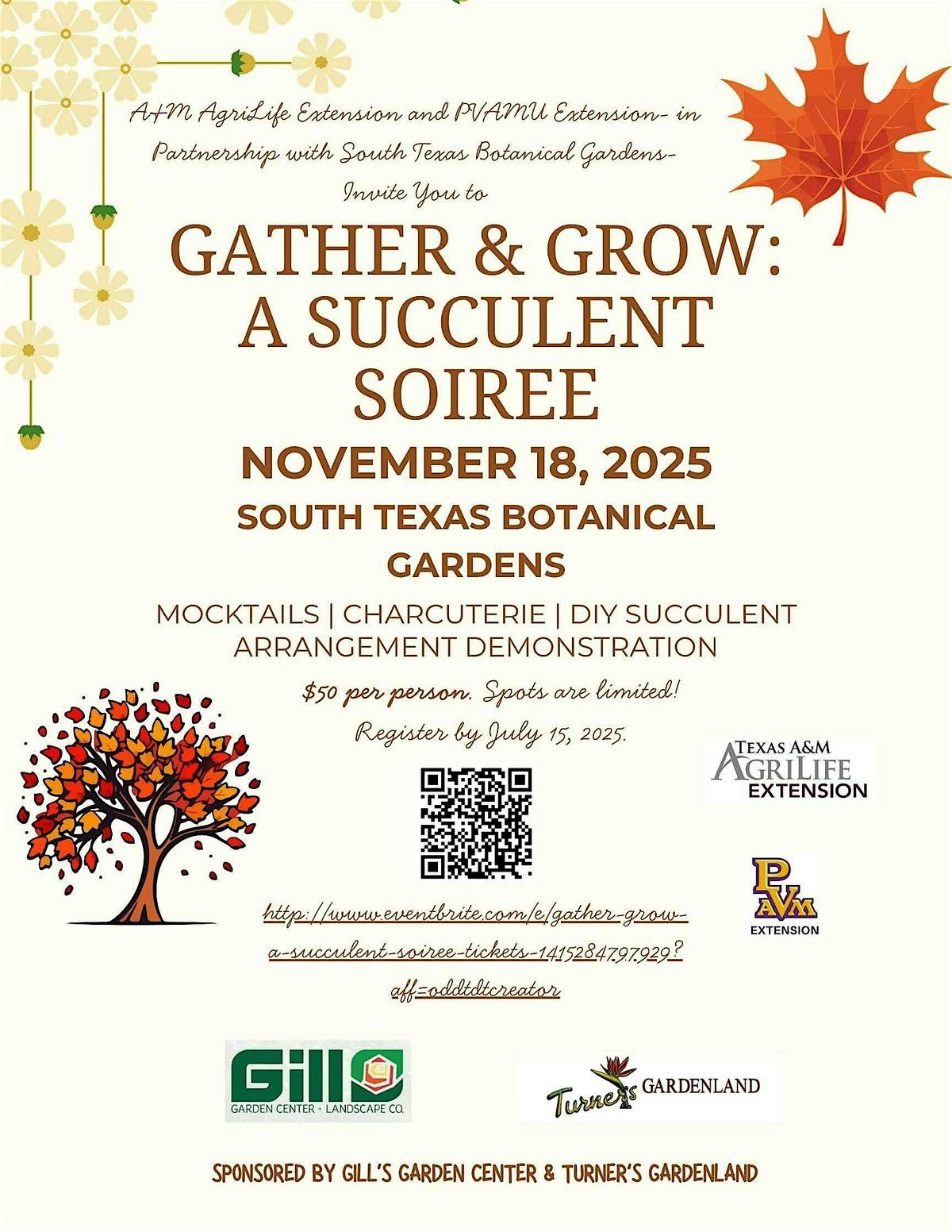Gather & Grow: A Succulent Soiree