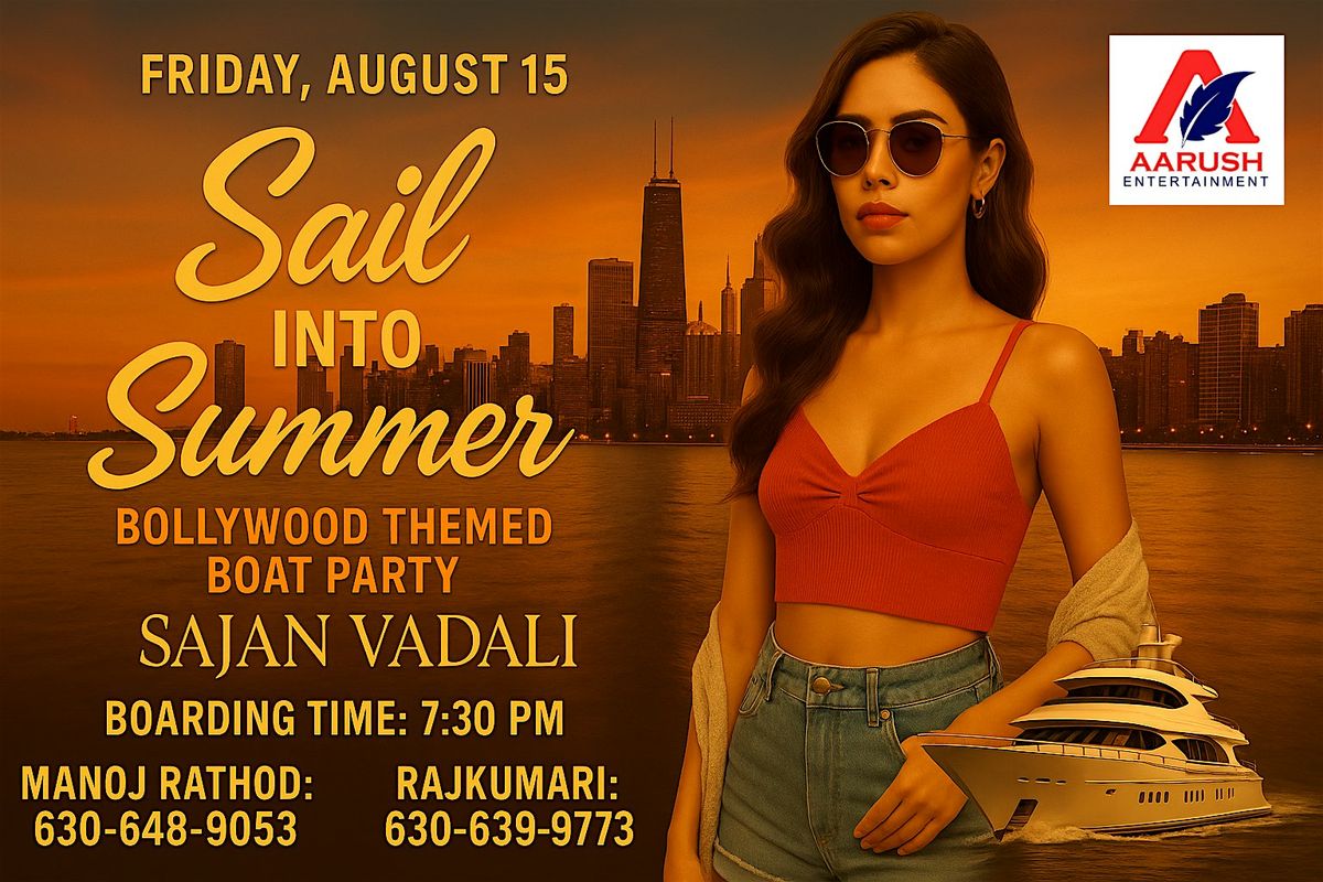BOLLYWOOD THEMED BOAT PARTY