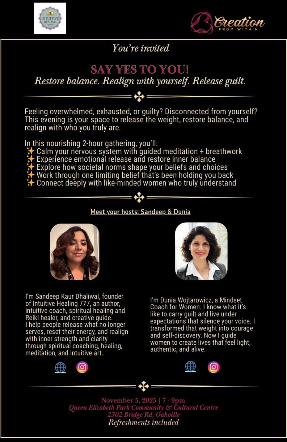 Women's  Gathering: SAY YES TO YOU