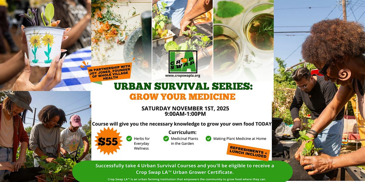 Urban Survival: Grow Your Medicine