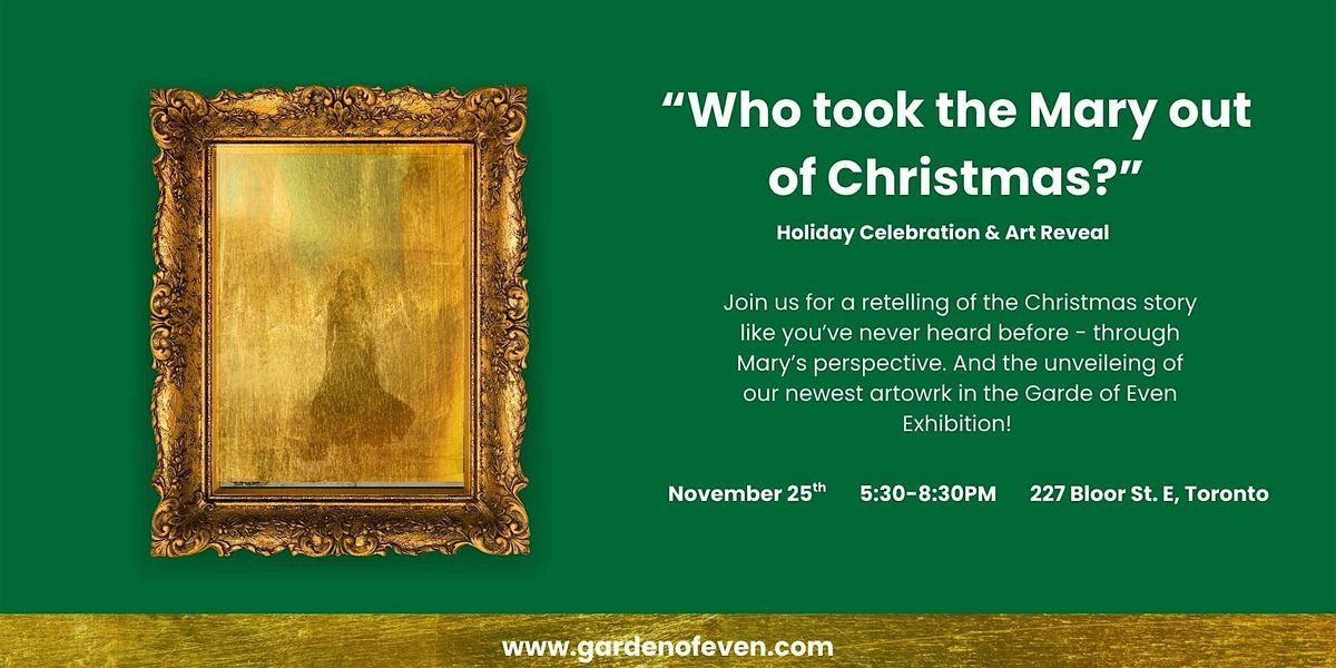 Who Took the Mary out of Christmas?