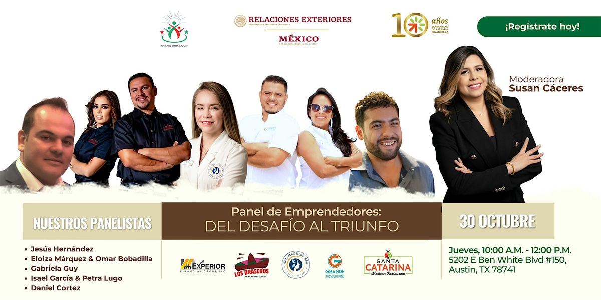 Panel de Emprendedores:  Del Desaf\u00edo al Triunfo