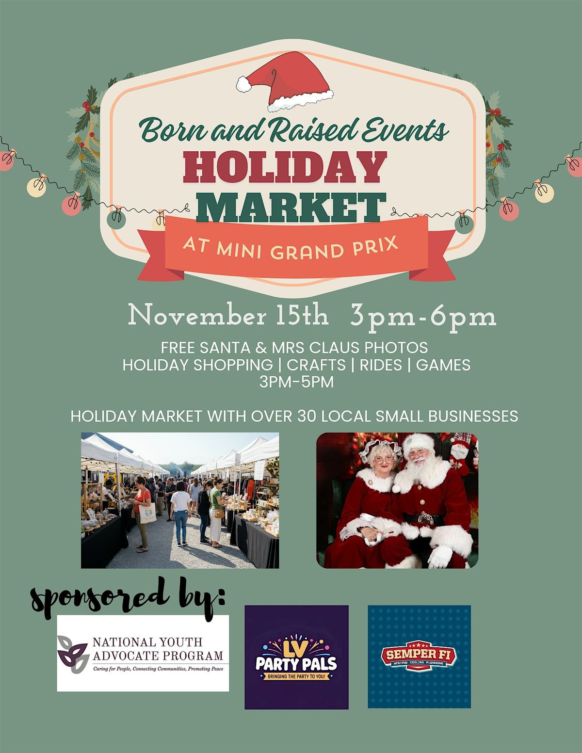 Holiday Market With Mr. & Mrs. Claus