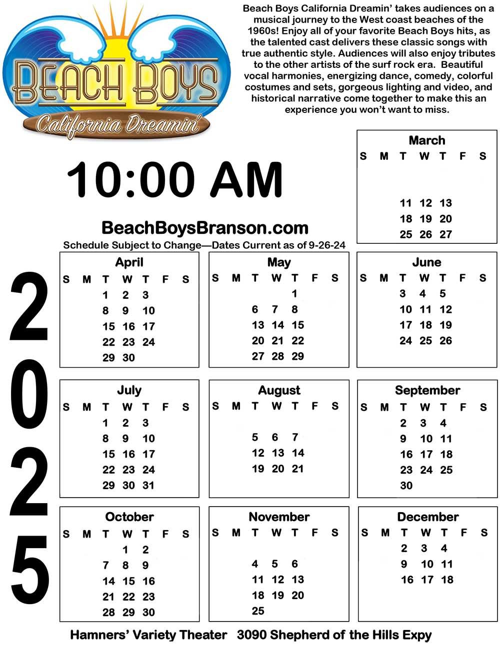 Beach Boys California Dreamin'