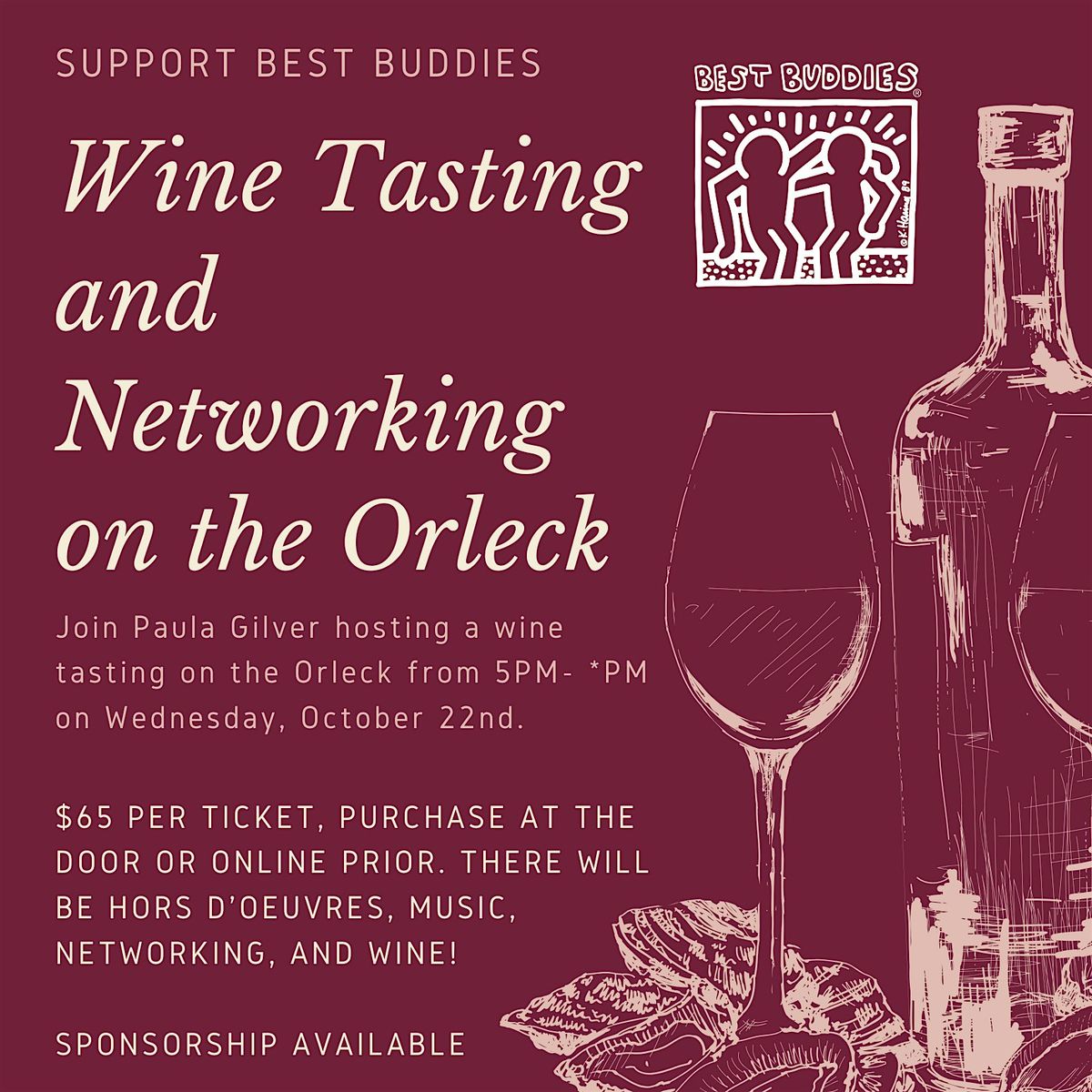 Wine tasting for Best Buddies