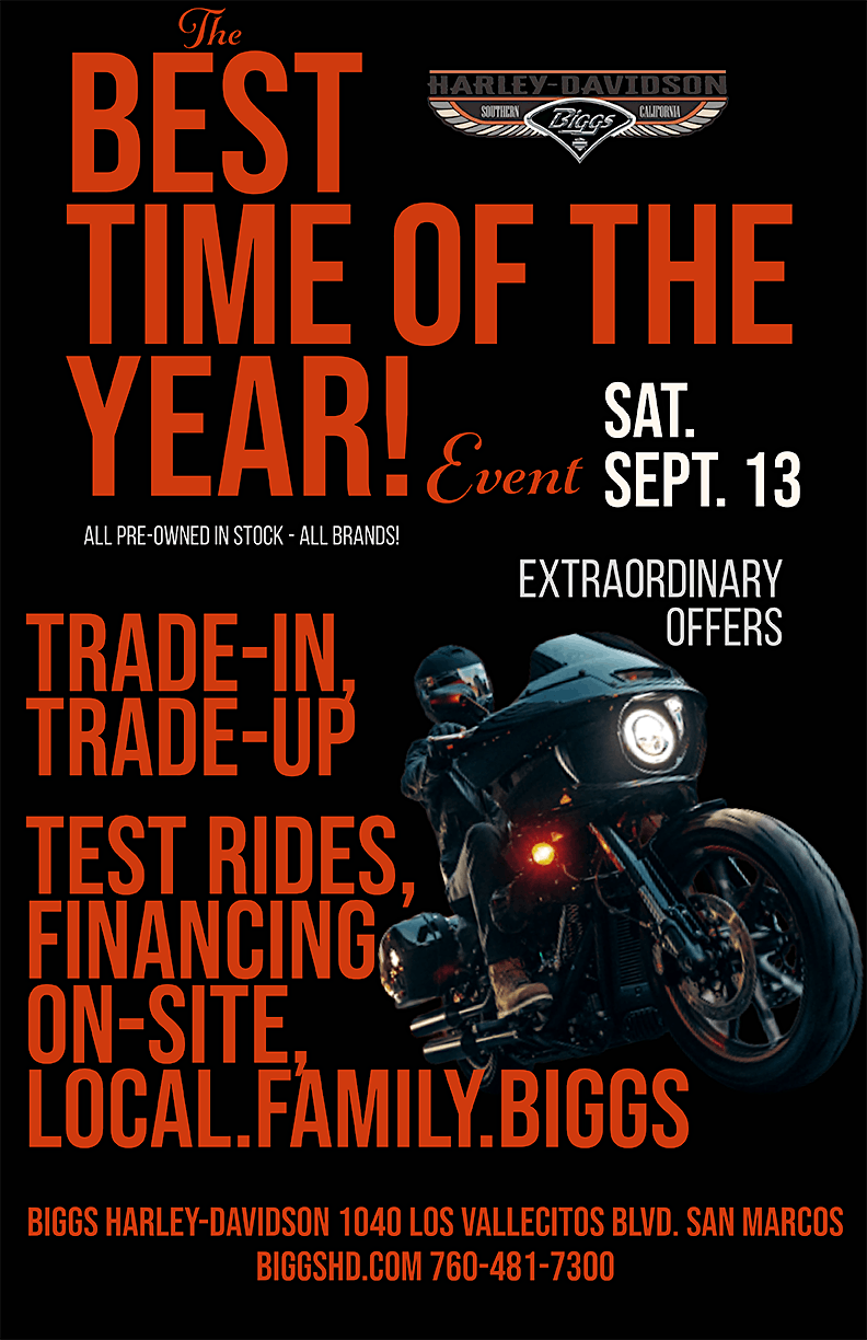 The Best Time of the Year Event on all Pre-loved bikes