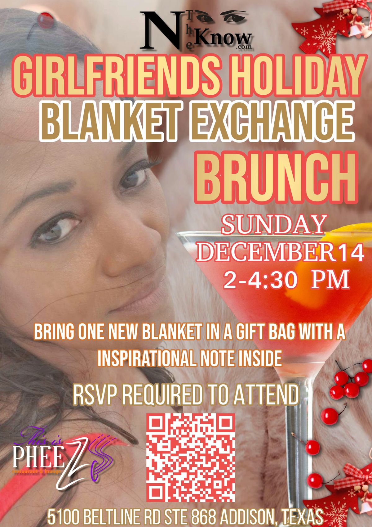 NTheKnow.com Girlfriends Holiday Blanket Exchange Brunch