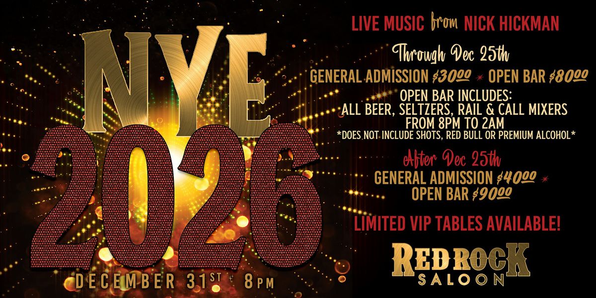Red Rock Madison NYE 2026