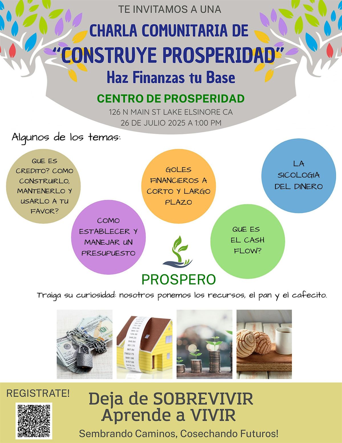 CHARLA COMUNITARIA DE COMO CONSTRUIR PROSPERIDAD ECONOMICA