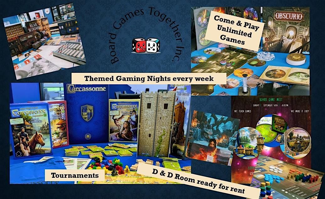 Monday Game Nights at Board Games Together Club