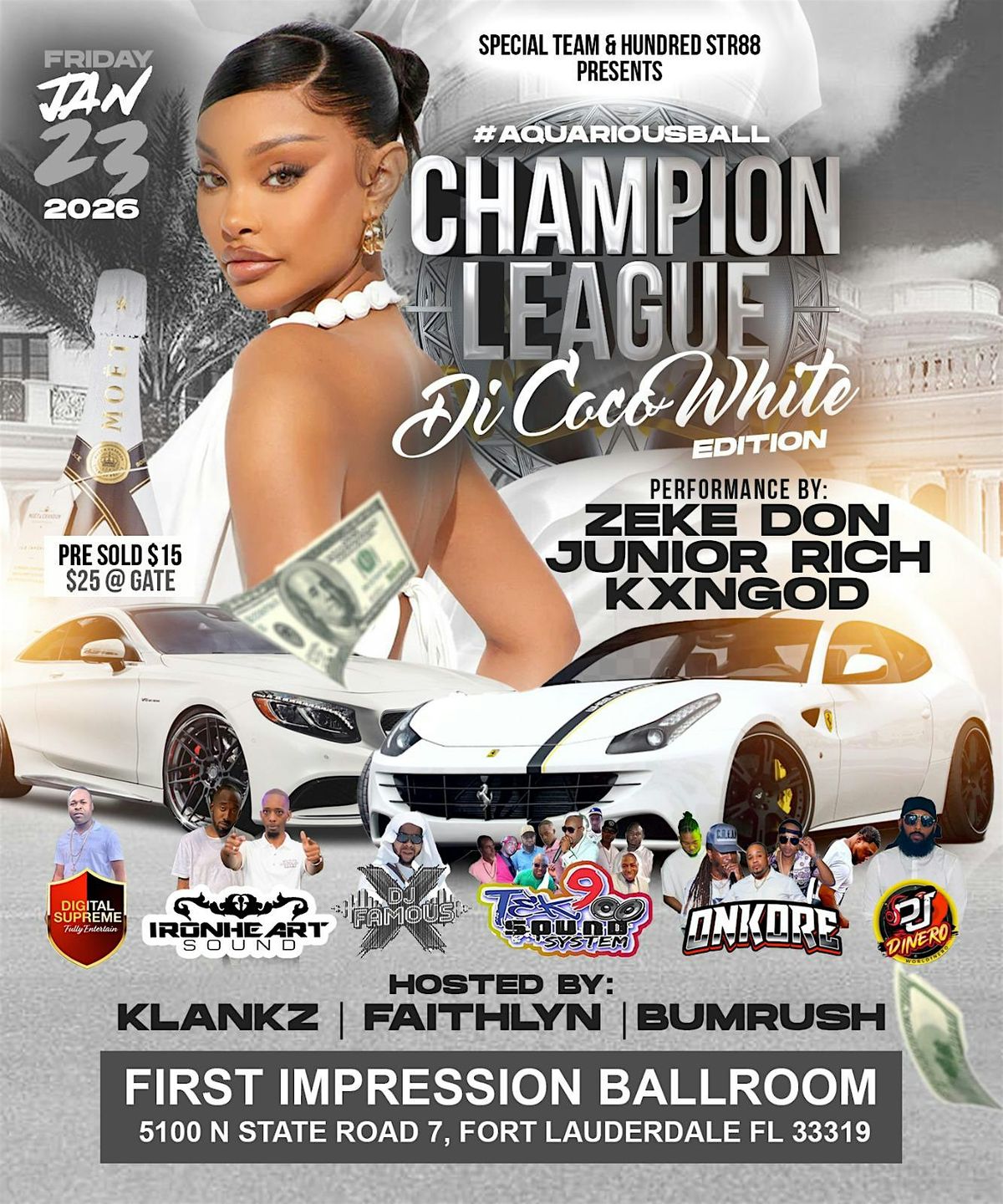 CHAMPION LEAGUE #AQUARIUSBALL #COCOWHITEEDITION