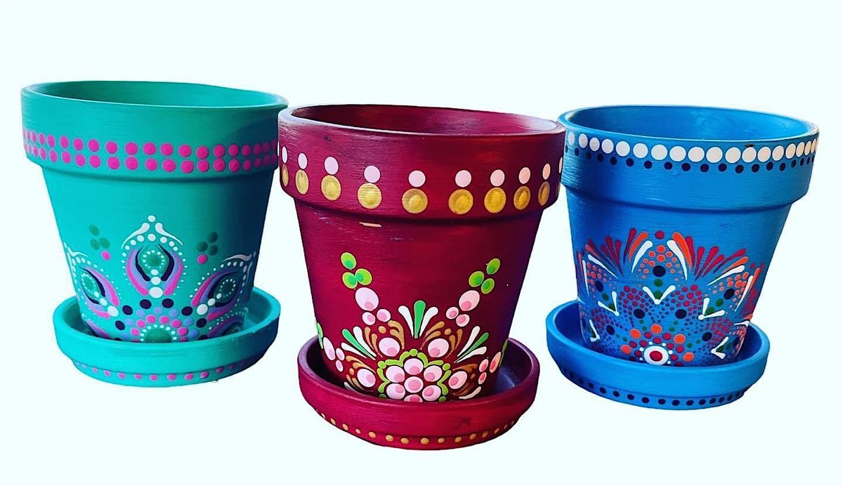 Mandala Flower Pot & Organic Herb Seed Workshop