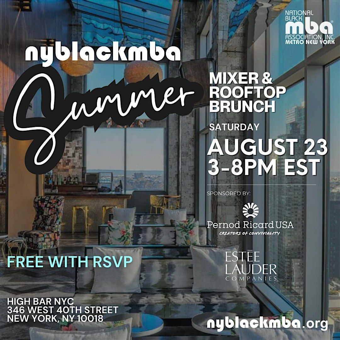 NYBLACKMBA Mixer & Rooftop Brunch