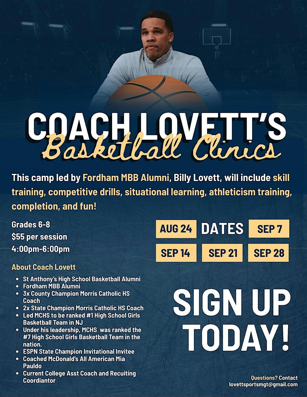 Fall Girls Basketball Clinic
