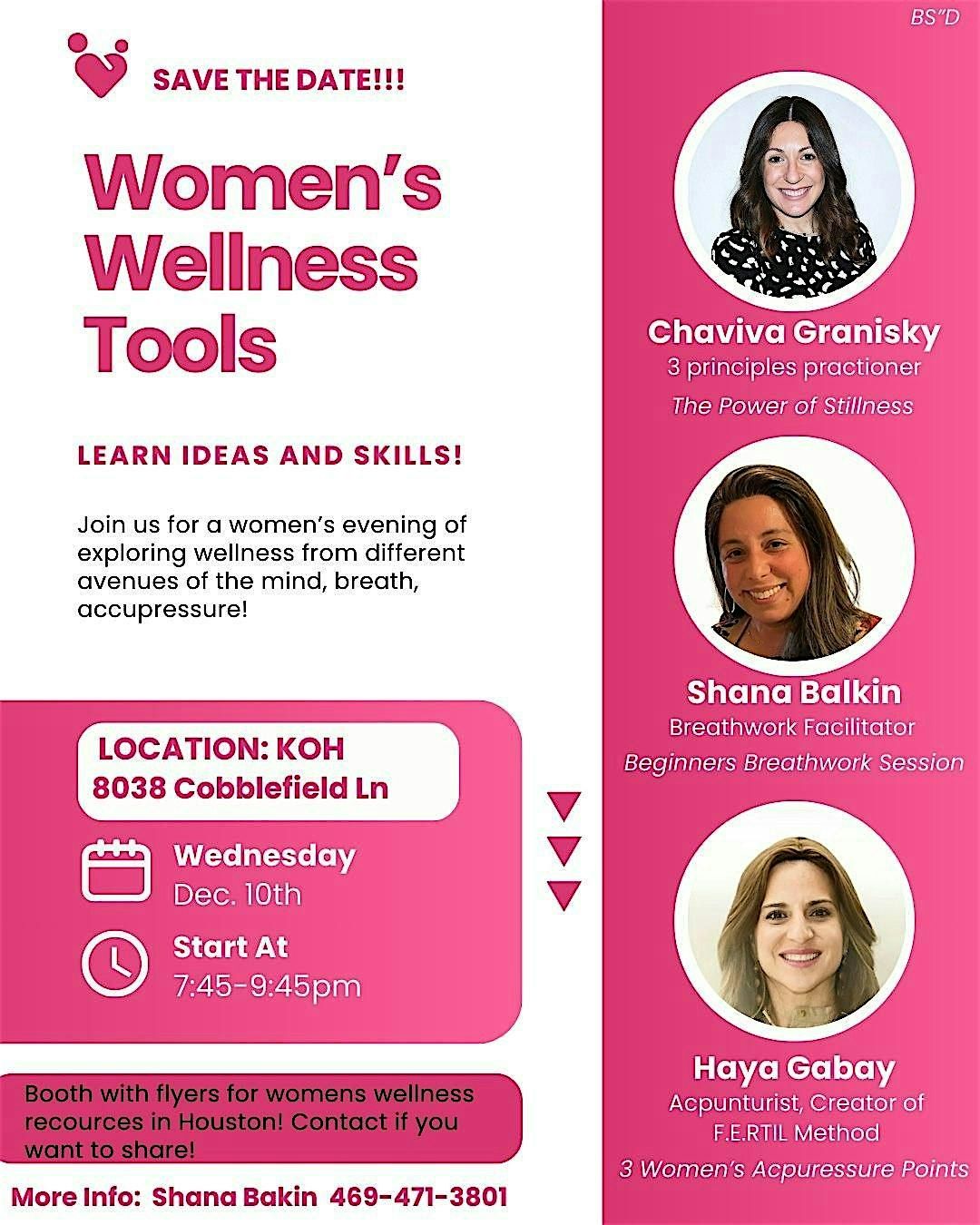 Women's Wellness Tools and Networking