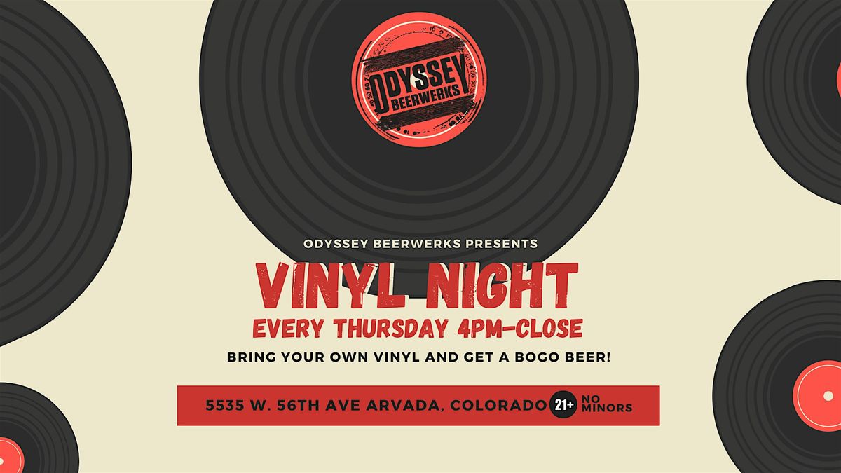 Vinyl Night at Odyssey Beerwerks