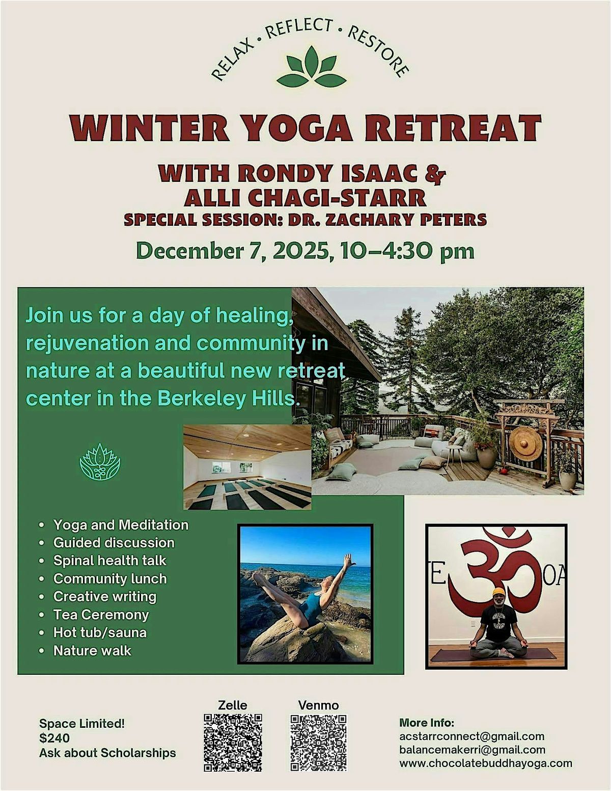 Winter Yoga Retreat in the Berkeley Hills